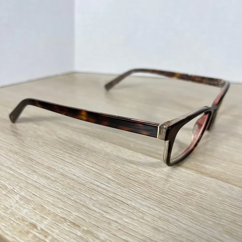 Christian Siriano TPNKG Eyeglasses Tortoise Frames Only 52-19-140 Excellent Cond